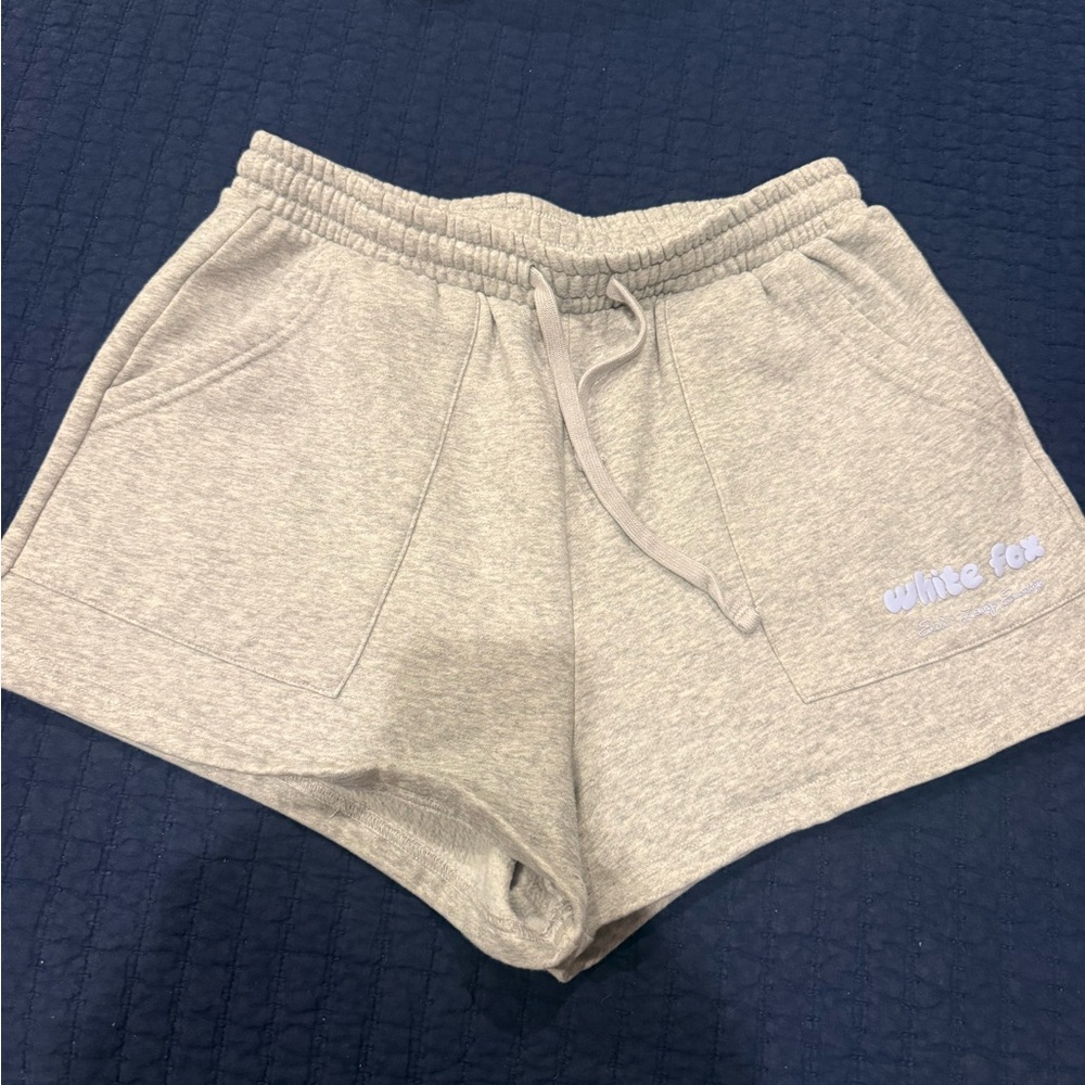 White Fox sweat Shorts